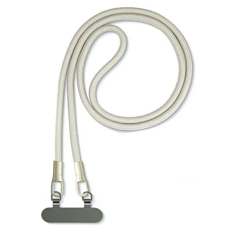 130mm Crossbody Strap with Tether Tab, Anti-Loss Drop Protection Double Buckle Cell Phone Long Lanyard