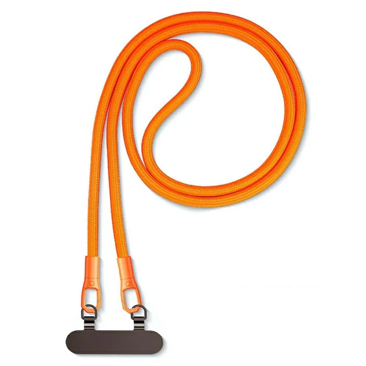 130mm Crossbody Strap with Tether Tab, Anti-Loss Drop Protection Double Buckle Cell Phone Long Lanyard