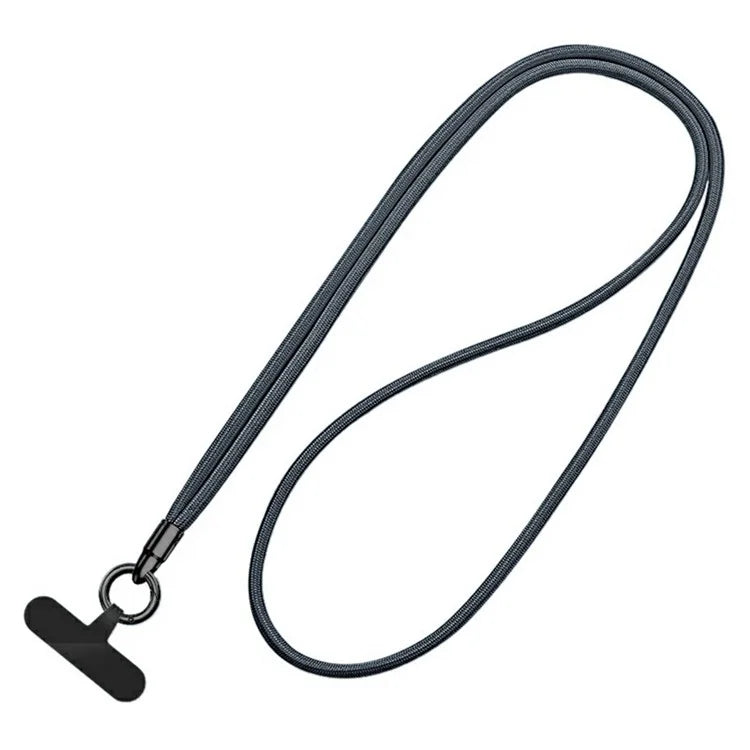6mm Bullet-Shaped Crossbody Phone Lanyard with Tether Tab, Detachable Ring Cell Phone Shoulder Strap