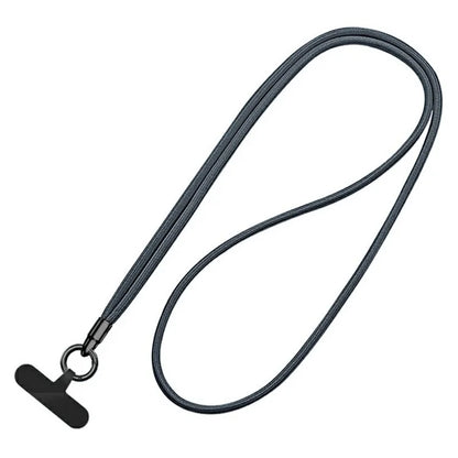 6mm Bullet-Shaped Crossbody Phone Lanyard with Tether Tab, Detachable Ring Cell Phone Shoulder Strap