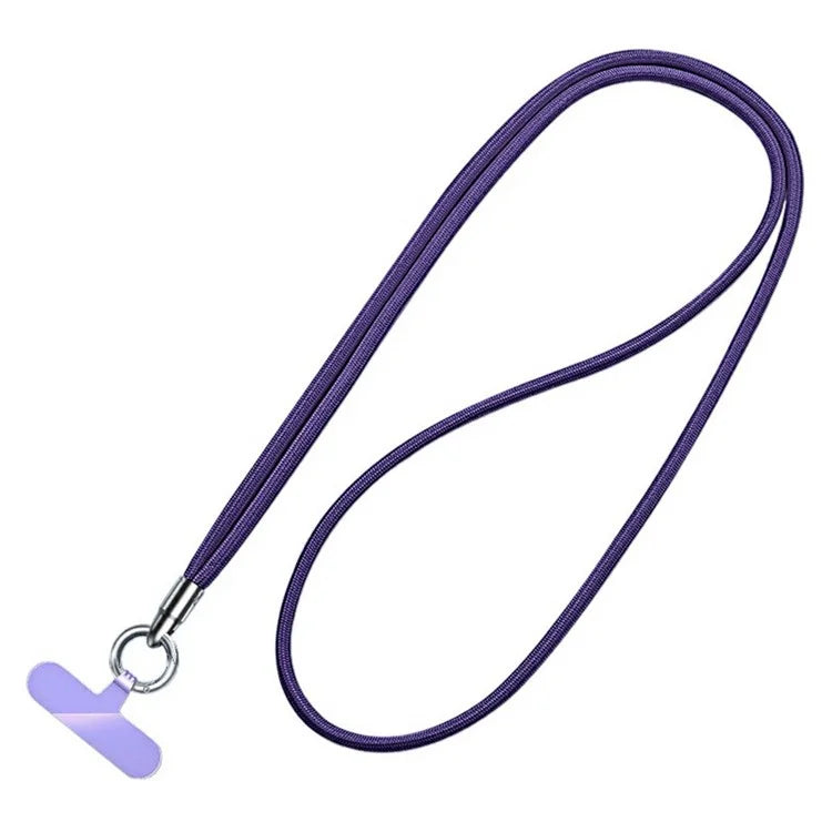 6mm Bullet-Shaped Crossbody Phone Lanyard with Tether Tab, Detachable Ring Cell Phone Shoulder Strap