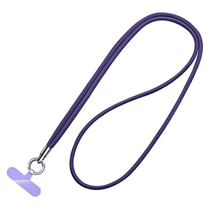 6mm Bullet-Shaped Crossbody Phone Lanyard with Tether Tab, Detachable Ring Cell Phone Shoulder Strap