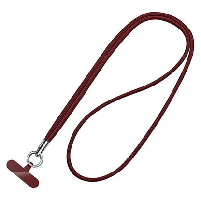 6mm Bullet-Shaped Crossbody Phone Lanyard with Tether Tab, Detachable Ring Cell Phone Shoulder Strap