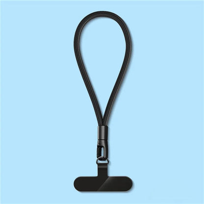 6mm Polyester Wrist Strap for Mobile Phone Lanyard with Tether Tab, Rotating Buckle