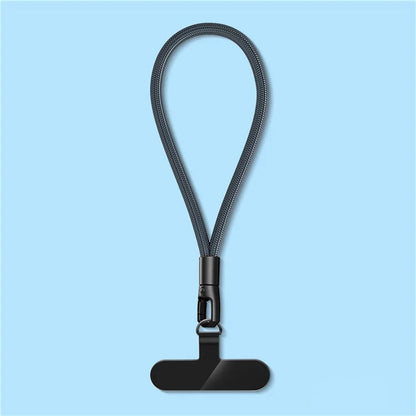 6mm Polyester Wrist Strap for Mobile Phone Lanyard with Tether Tab, Rotating Buckle