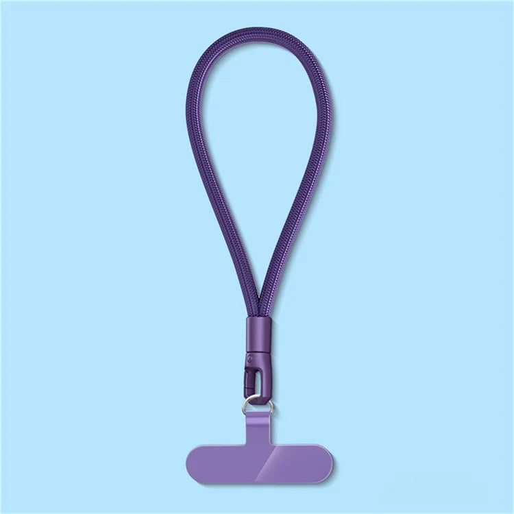 6mm Polyester Wrist Strap for Mobile Phone Lanyard with Tether Tab, Rotating Buckle