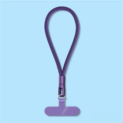 6mm Polyester Wrist Strap for Mobile Phone Lanyard with Tether Tab, Rotating Buckle