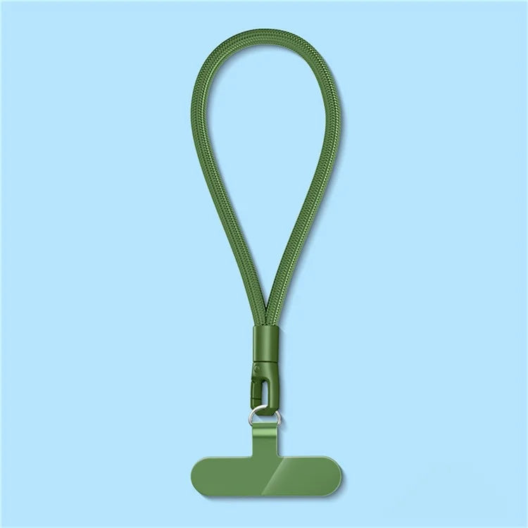 6mm Polyester Wrist Strap for Mobile Phone Lanyard with Tether Tab, Rotating Buckle