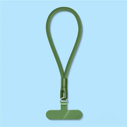 6mm Polyester Wrist Strap for Mobile Phone Lanyard with Tether Tab, Rotating Buckle
