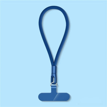 6mm Polyester Wrist Strap for Mobile Phone Lanyard with Tether Tab, Rotating Buckle