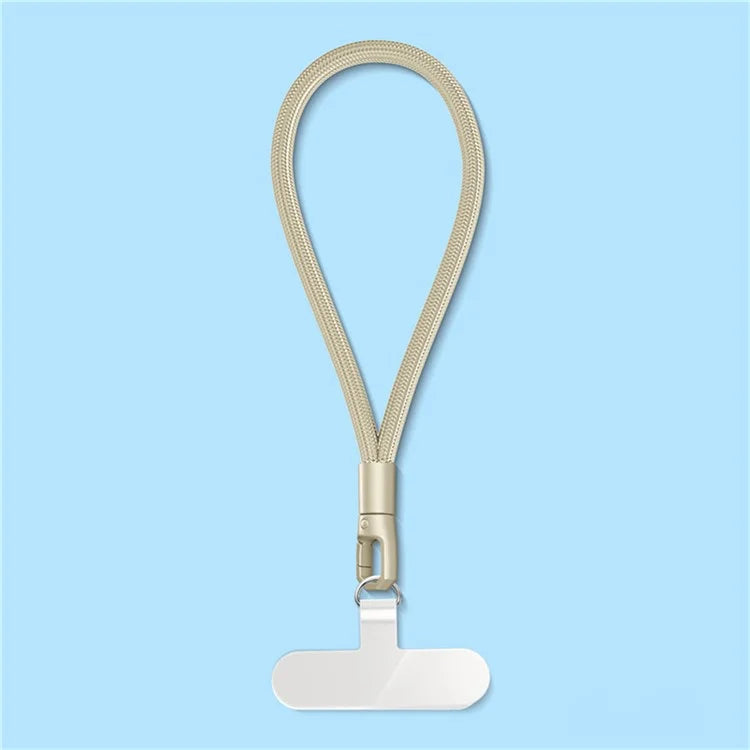 6mm Polyester Wrist Strap for Mobile Phone Lanyard with Tether Tab, Rotating Buckle