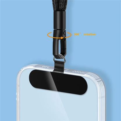 6mm Anti-Lost Phone Lanyard with Tether Tab, Rotating Buckle Cell Phone Neck Strap