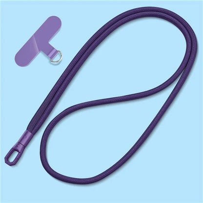 6mm Anti-Lost Phone Lanyard with Tether Tab, Rotating Buckle Cell Phone Neck Strap