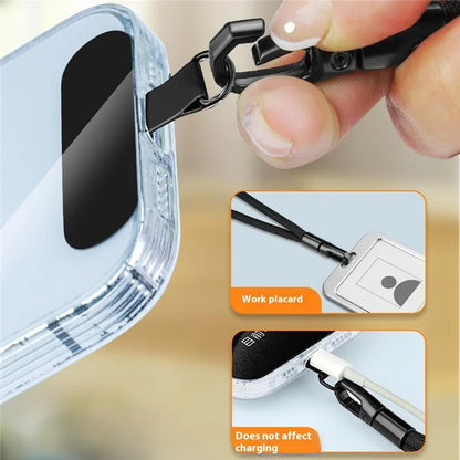 6mm Anti-Lost Phone Lanyard with Tether Tab, Rotating Buckle Cell Phone Neck Strap
