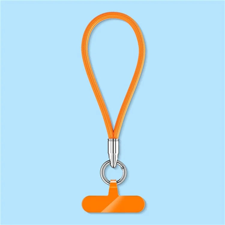 6mm Bullet-Shaped Phone Lanyard with Tether Tab, Detachable Buckle Cell Phone Wrist Strap