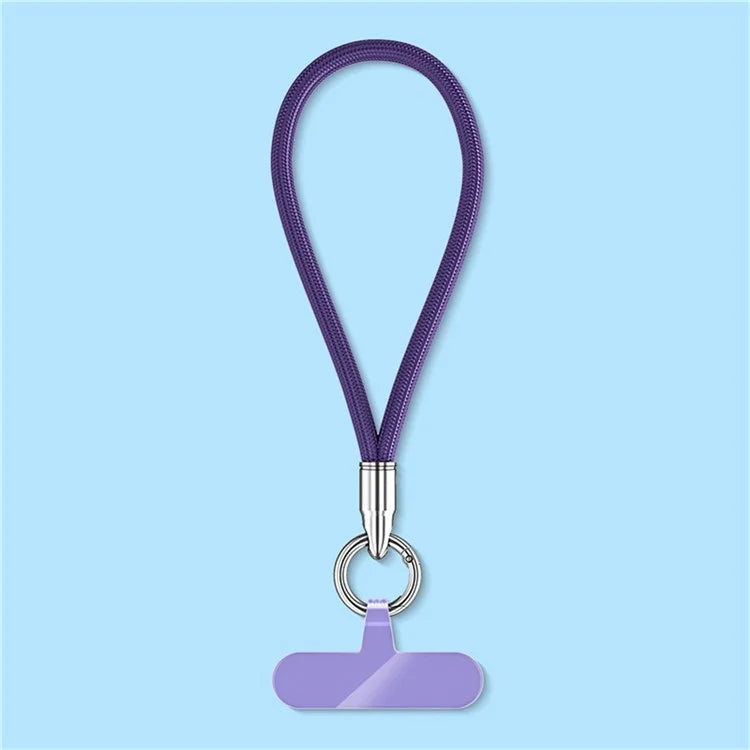6mm Bullet-Shaped Phone Lanyard with Tether Tab, Detachable Buckle Cell Phone Wrist Strap