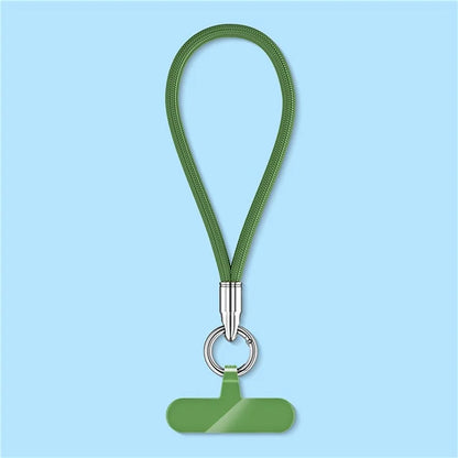 6mm Bullet-Shaped Phone Lanyard with Tether Tab, Detachable Buckle Cell Phone Wrist Strap