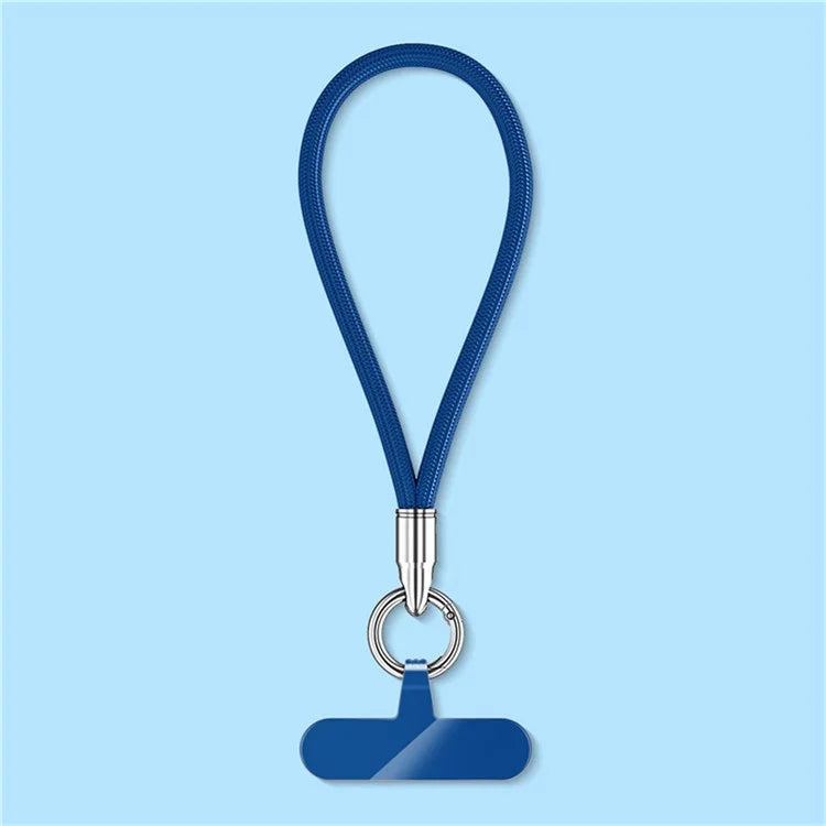 6mm Bullet-Shaped Phone Lanyard with Tether Tab, Detachable Buckle Cell Phone Wrist Strap