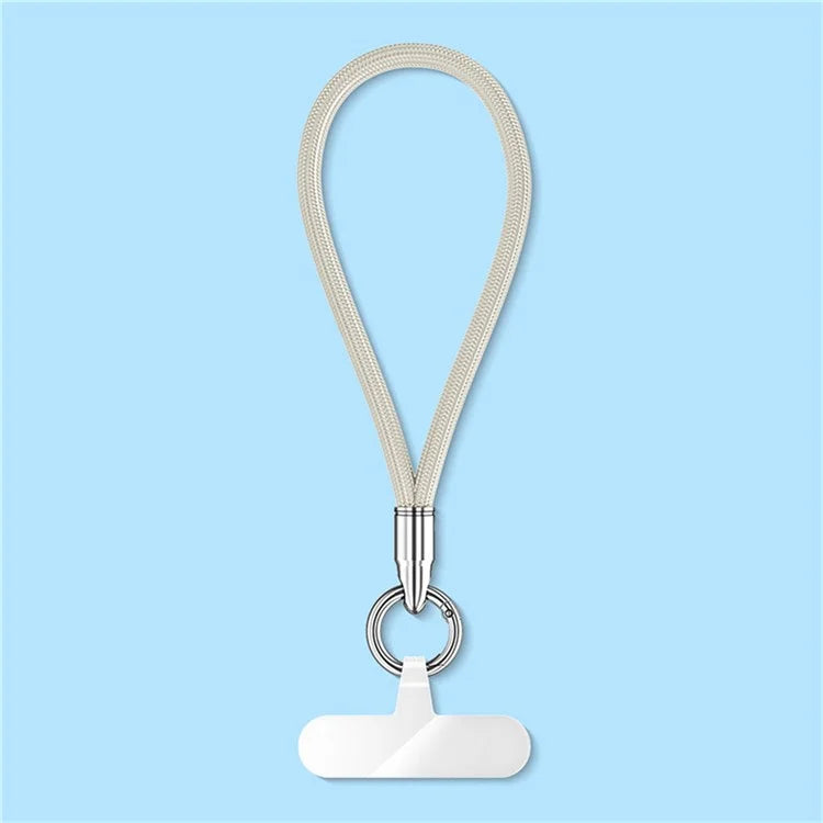 6mm Bullet-Shaped Phone Lanyard with Tether Tab, Detachable Buckle Cell Phone Wrist Strap