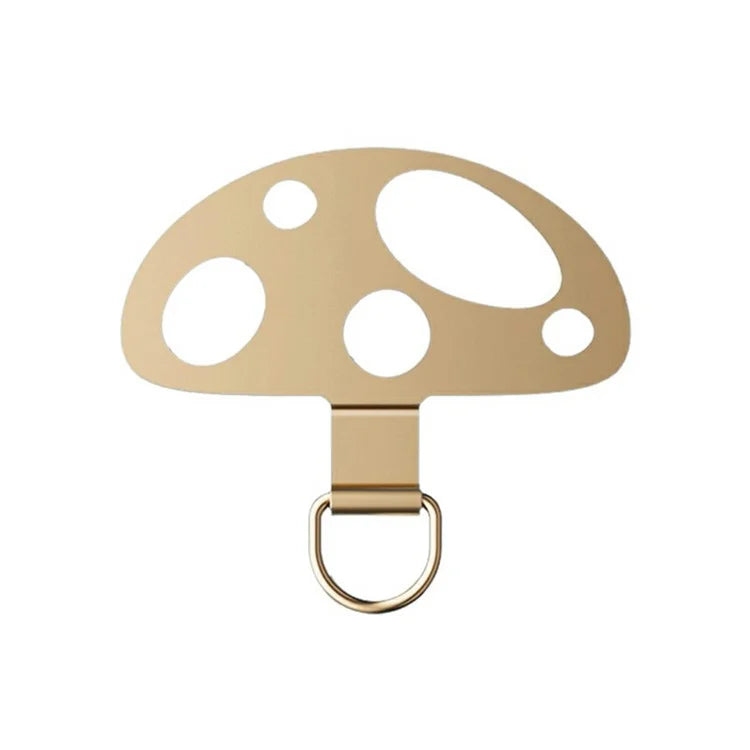 5-Pack Metal Phone Tether Tab Mushroom-Shaped Phone Lanyard Patch Phone Strap Replacement Part