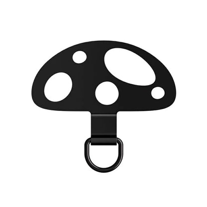 5-Pack Metal Phone Tether Tab Mushroom-Shaped Phone Lanyard Patch Phone Strap Replacement Part
