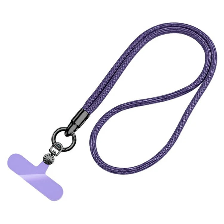 7mm Rotating Watch Dial Design Phone Lanyard with Tether Tab, Ring Hook Neck Straps for Phone Case