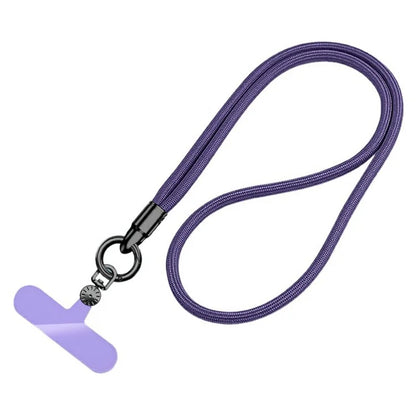 7mm Rotating Watch Dial Design Phone Lanyard with Tether Tab, Ring Hook Neck Straps for Phone Case