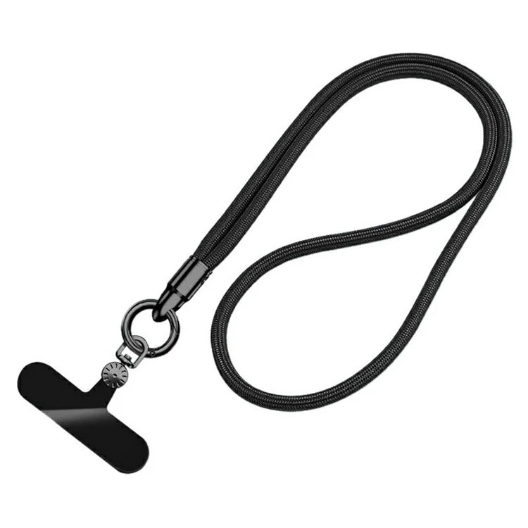 7mm Rotating Watch Dial Design Phone Lanyard with Tether Tab, Ring Hook Neck Straps for Phone Case