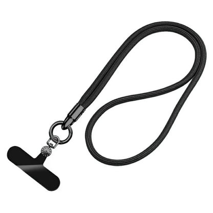 7mm Rotating Watch Dial Design Phone Lanyard with Tether Tab, Ring Hook Neck Straps for Phone Case