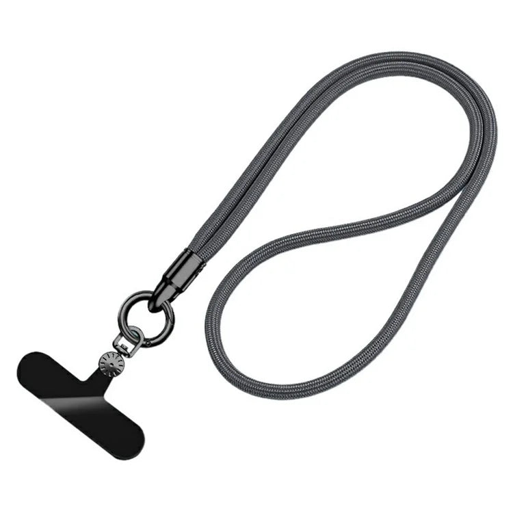 7mm Rotating Watch Dial Design Phone Lanyard with Tether Tab, Ring Hook Neck Straps for Phone Case