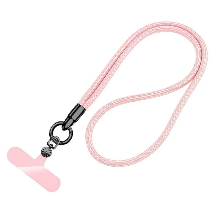 7mm Rotating Watch Dial Design Phone Lanyard with Tether Tab, Ring Hook Neck Straps for Phone Case