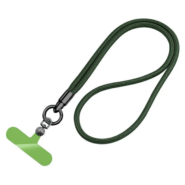 7mm Rotating Watch Dial Design Phone Lanyard with Tether Tab, Ring Hook Neck Straps for Phone Case
