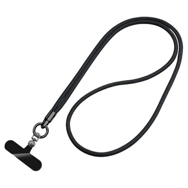 7mm Crossbody Phone Lanyard with Tether Tab, Ring Hook Rotating Watch Dial Design Phone Straps