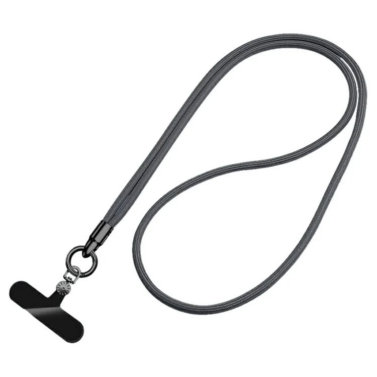 7mm Crossbody Phone Lanyard with Tether Tab, Ring Hook Rotating Watch Dial Design Phone Straps