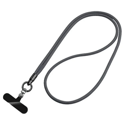 7mm Crossbody Phone Lanyard with Tether Tab, Ring Hook Rotating Watch Dial Design Phone Straps