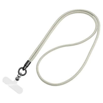 7mm Crossbody Phone Lanyard with Tether Tab, Ring Hook Rotating Watch Dial Design Phone Straps
