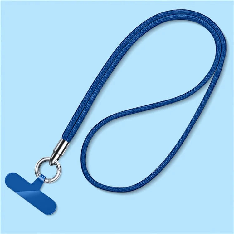 6mm Bullet-Shaped Phone Lanyard with Tether Tab, Detachable Ring Neck Straps for Phone Case