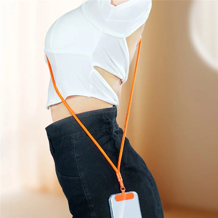 6mm Crossbody Phone Lanyard with Tether Tab, Rotating Buckle Cell Phone Straps