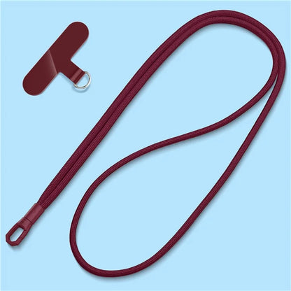 6mm Crossbody Phone Lanyard with Tether Tab, Rotating Buckle Cell Phone Straps