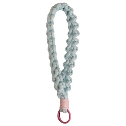 Q-058 Phone Wrist Strap Hand-Woven Wristlet Bracelet Keychain Cell Phone Lanyard