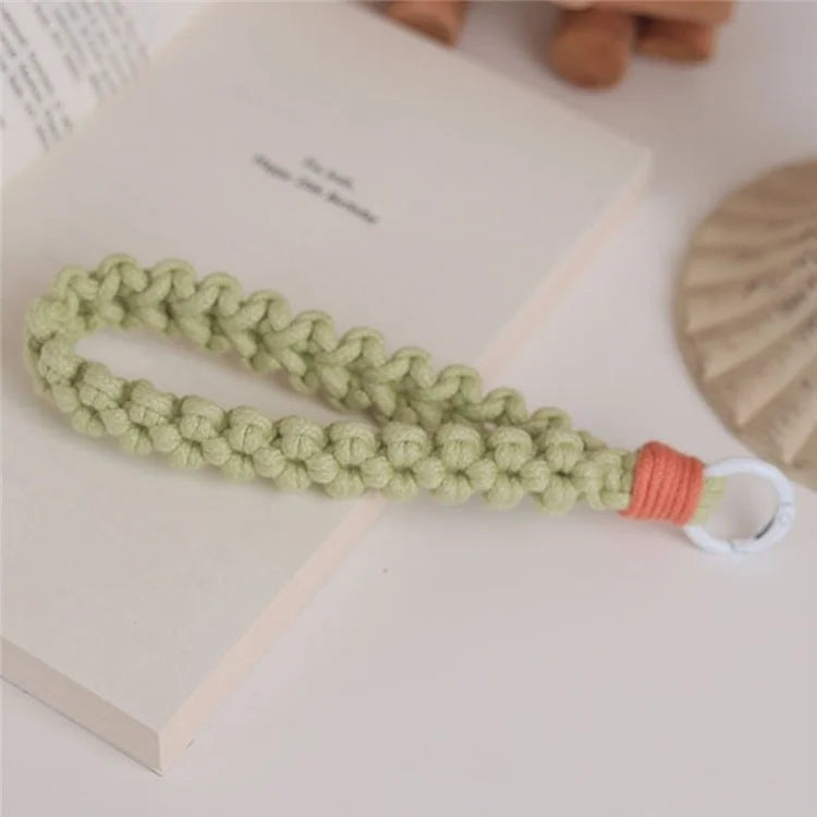 Q-058 Phone Wrist Strap Hand-Woven Wristlet Bracelet Keychain Cell Phone Lanyard