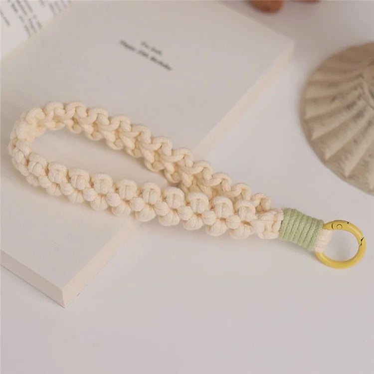 Q-058 Phone Wrist Strap Hand-Woven Wristlet Bracelet Keychain Cell Phone Lanyard