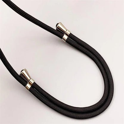 Polyester Phone Lanyard Adjustable 5mm Neck Strap Crossbody Cell Phone Strap with Patch