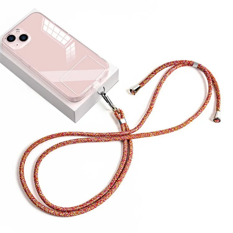 6mm Nylon Phone Strap Neck Crossbody Cell Phone Lanyard with Pad
