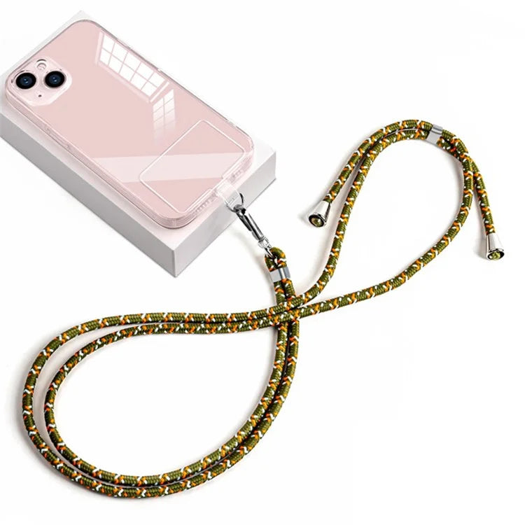 6mm Nylon Phone Strap Neck Crossbody Cell Phone Lanyard with Pad
