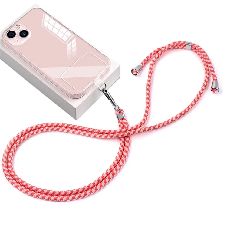 6mm Nylon Phone Strap Neck Crossbody Cell Phone Lanyard with Pad
