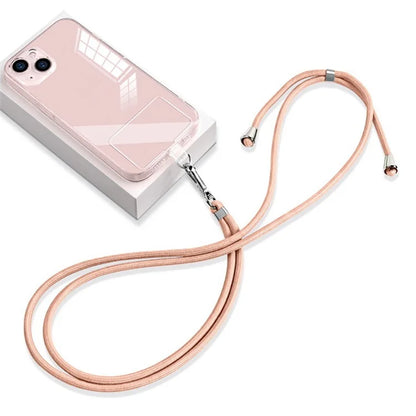 6mm Nylon Phone Strap Neck Crossbody Cell Phone Lanyard with Pad
