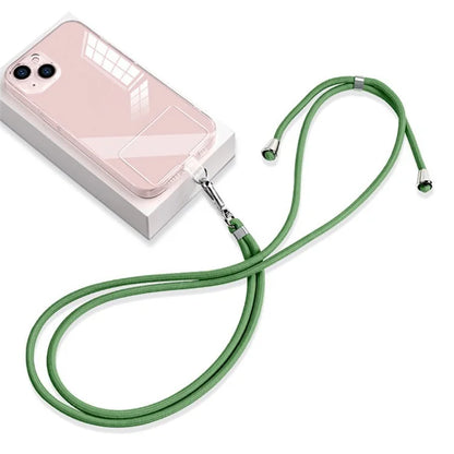 6mm Nylon Phone Strap Neck Crossbody Cell Phone Lanyard with Pad