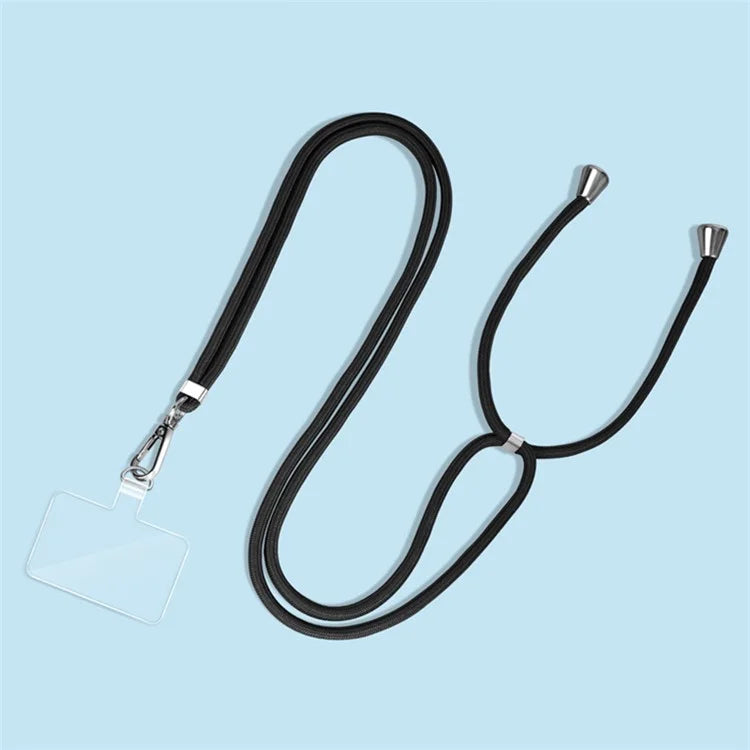 6mm Nylon Phone Strap Neck Crossbody Cell Phone Lanyard with Pad
