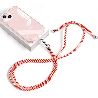 6mm Nylon Phone Strap Neck Crossbody Cell Phone Lanyard with Pad